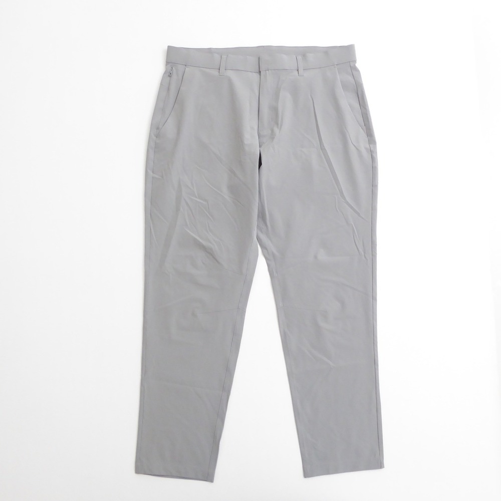 Fabletics Mens The Only Pants Gray Performance Stretch Chino 34x30.5"